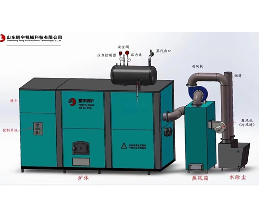 鹏宇燃煤燃颗粒燃气餐消锅炉PYCX-1200